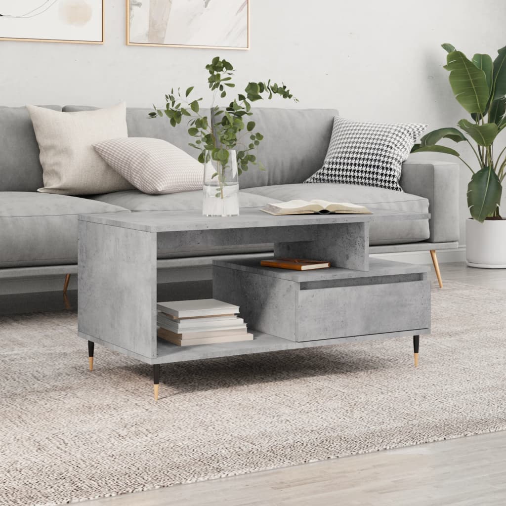 Mesa De Centro Madera Contrachapada 90X49X45 Cm
