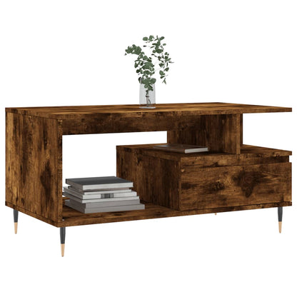 Mesa De Centro Madera Contrachapada 90X49X45 Cm