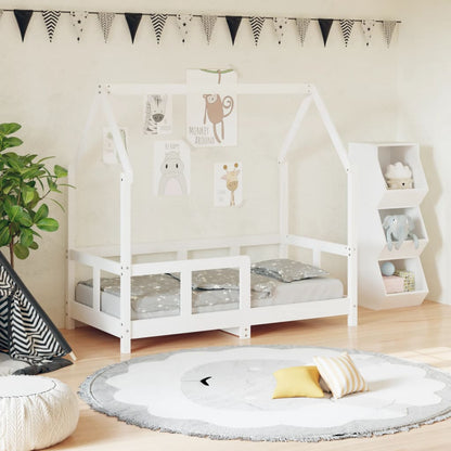 Estructura De Cama Infantil Madera De Pino 90X190Cm