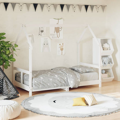 Estructura De Cama Infantil Madera De Pino 90X190Cm