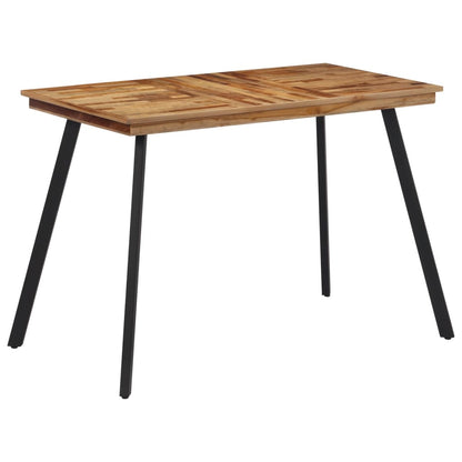 Mesa De Comedor Madera Maciza De Teca 120X62X76 Cm