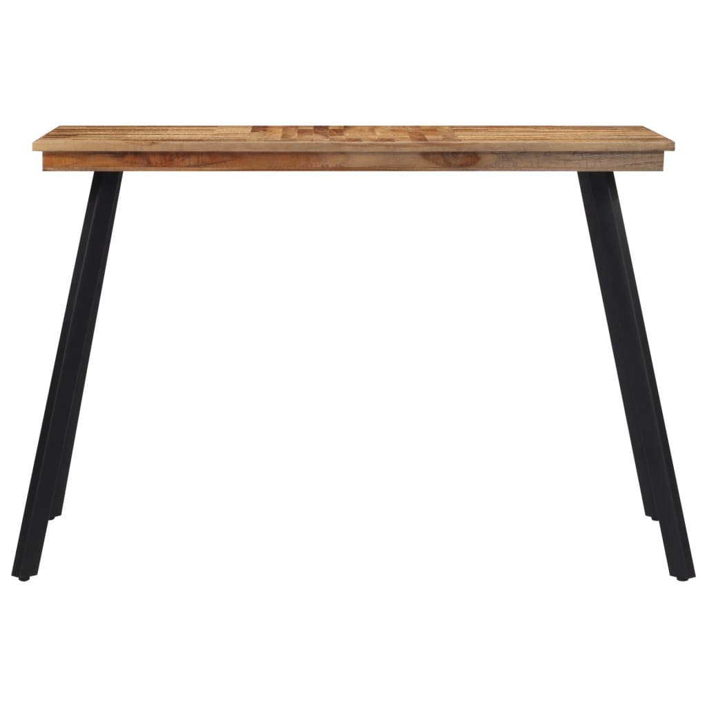 Mesa De Comedor Madera Maciza De Teca 120X62X76 Cm