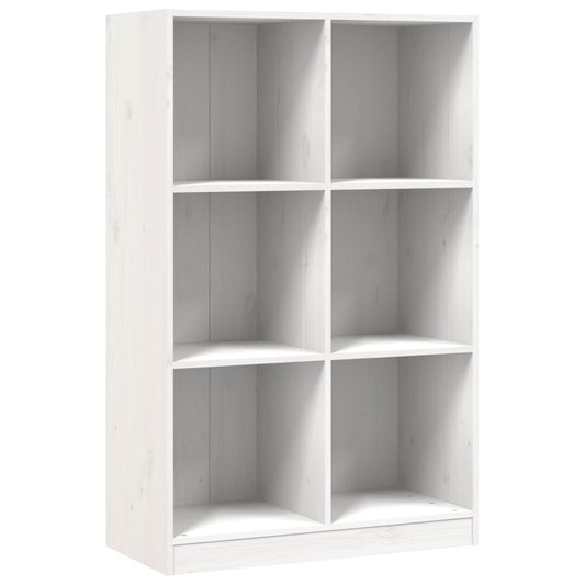 Estantería De Madera Maciza De Pino 70X33X110 Cm