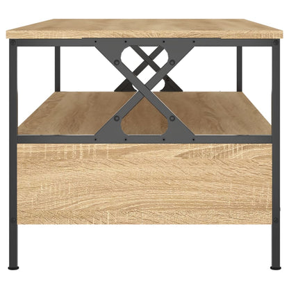 Mesa De Centro Madera De Ingeniería 100X51X45 Cm