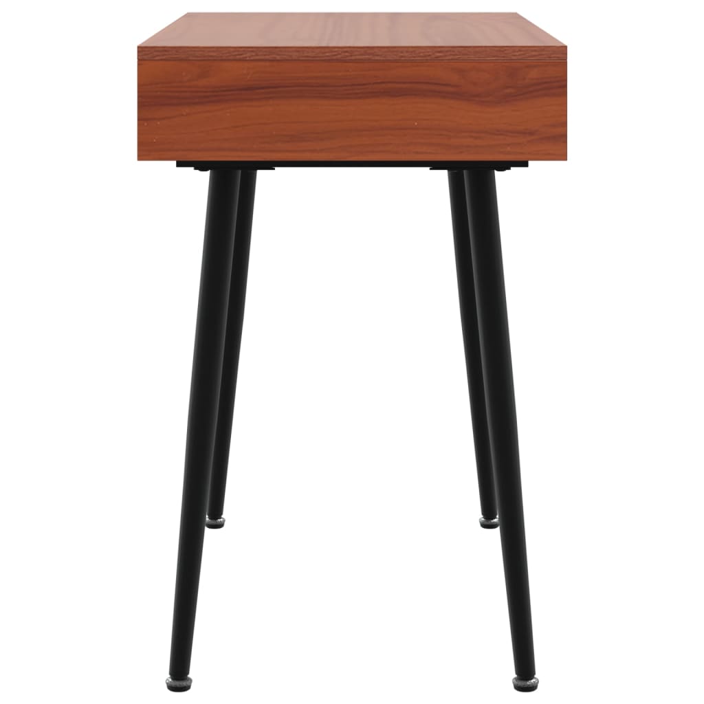 Escritorio Ordenador Cajón Madera Ingeniería Marrón 110X50X75Cm