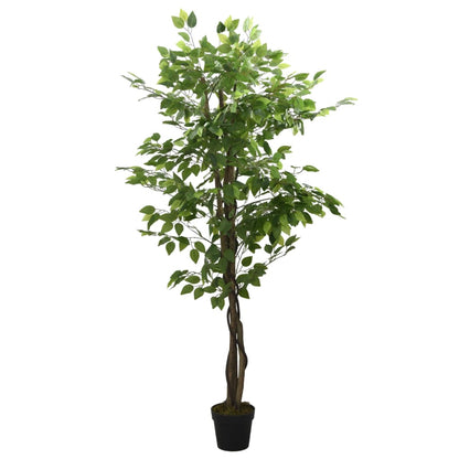 Árbol Ficus Artificial Con 1260 Hojas Verde