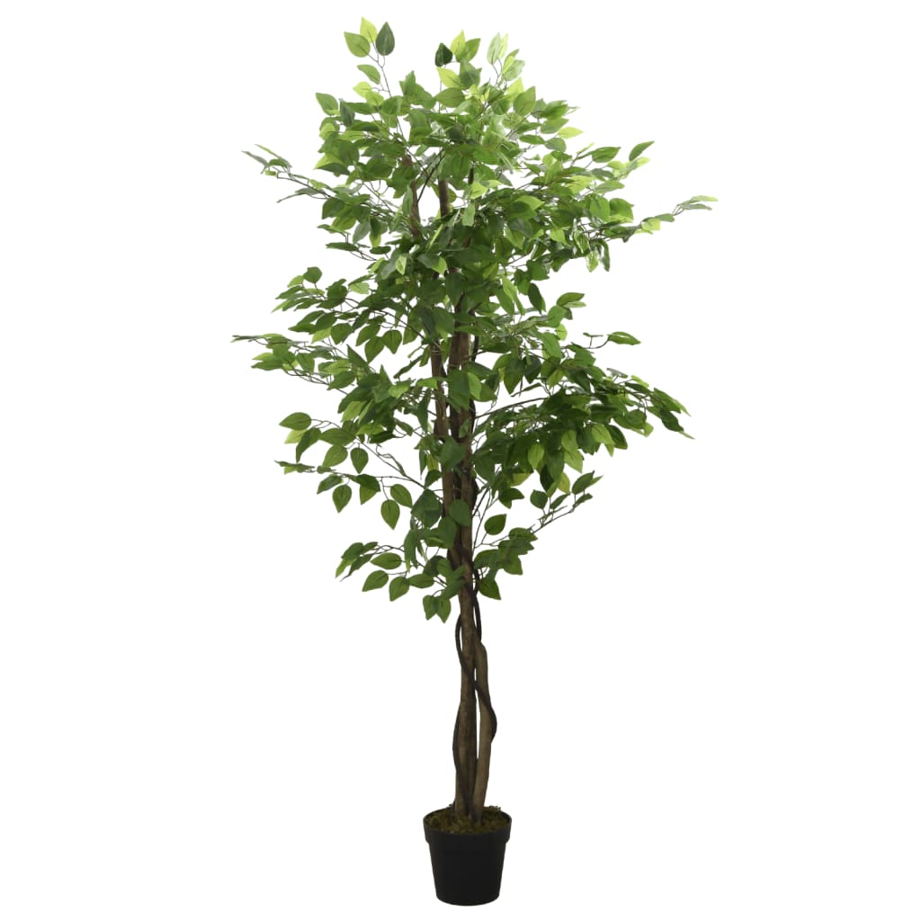 Árbol Ficus Artificial Con 1260 Hojas Verde