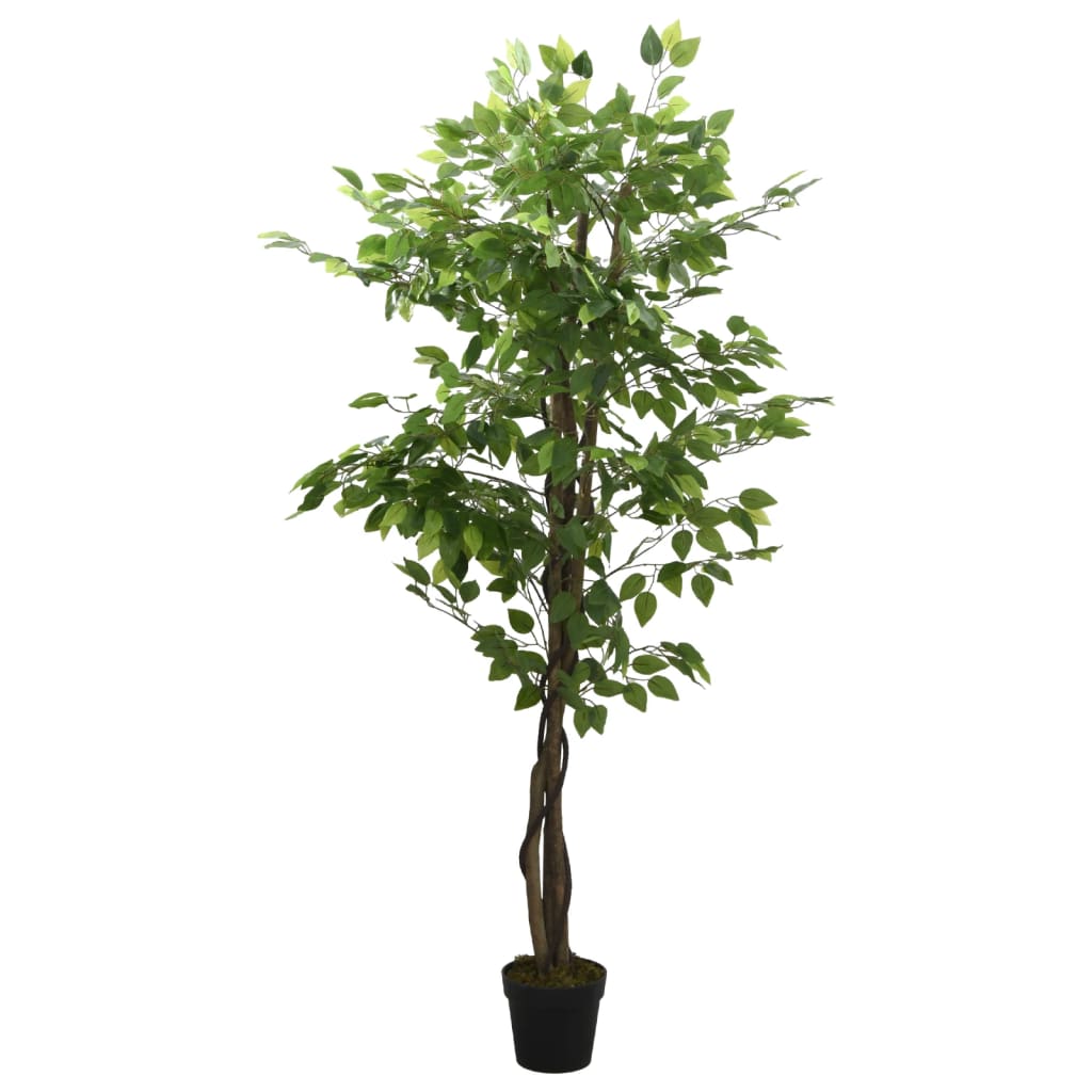 Árbol Ficus Artificial Con 1260 Hojas Verde