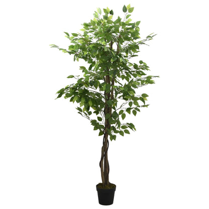 Árbol Ficus Artificial Con 1260 Hojas Verde