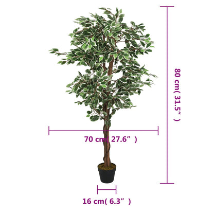 Ficus Artificial Con 378 Hojas Verde