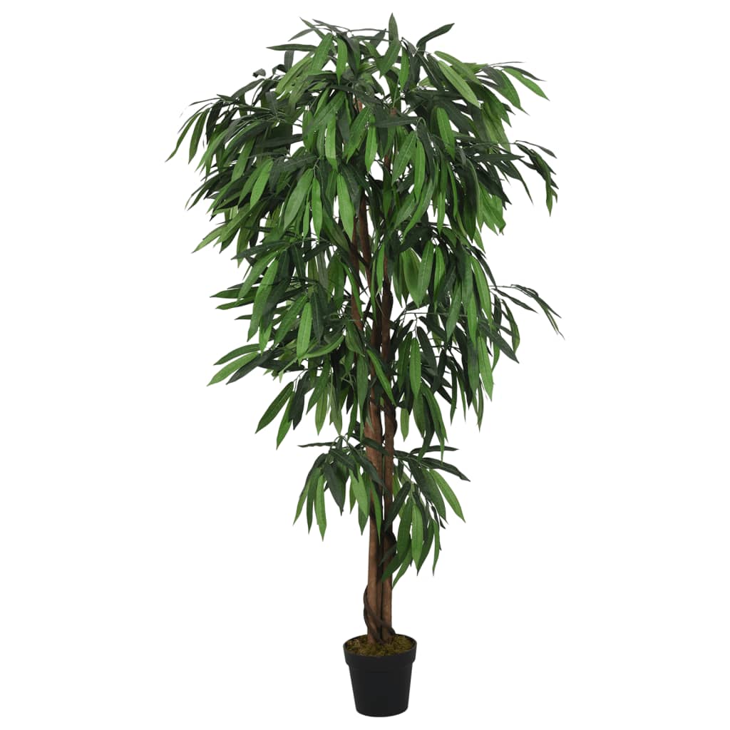 Árbol De Mango Artificial Con 900 Hojas Verde