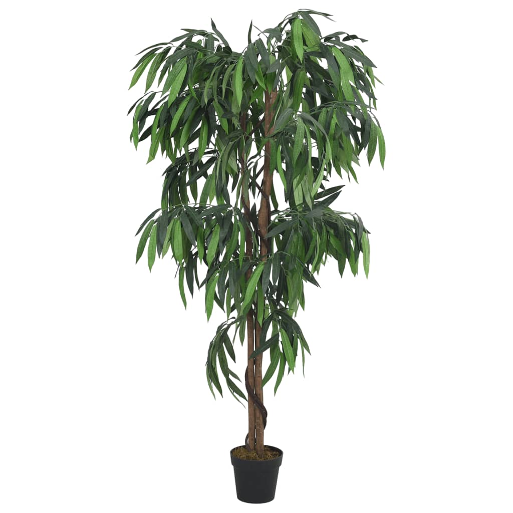 Árbol De Mango Artificial Con 900 Hojas Verde