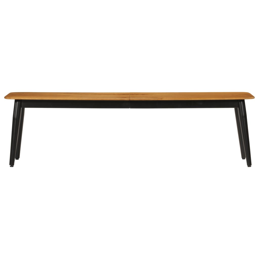 Banco Madera Maciza De Mango Y Hierro 160X40X45 Cm