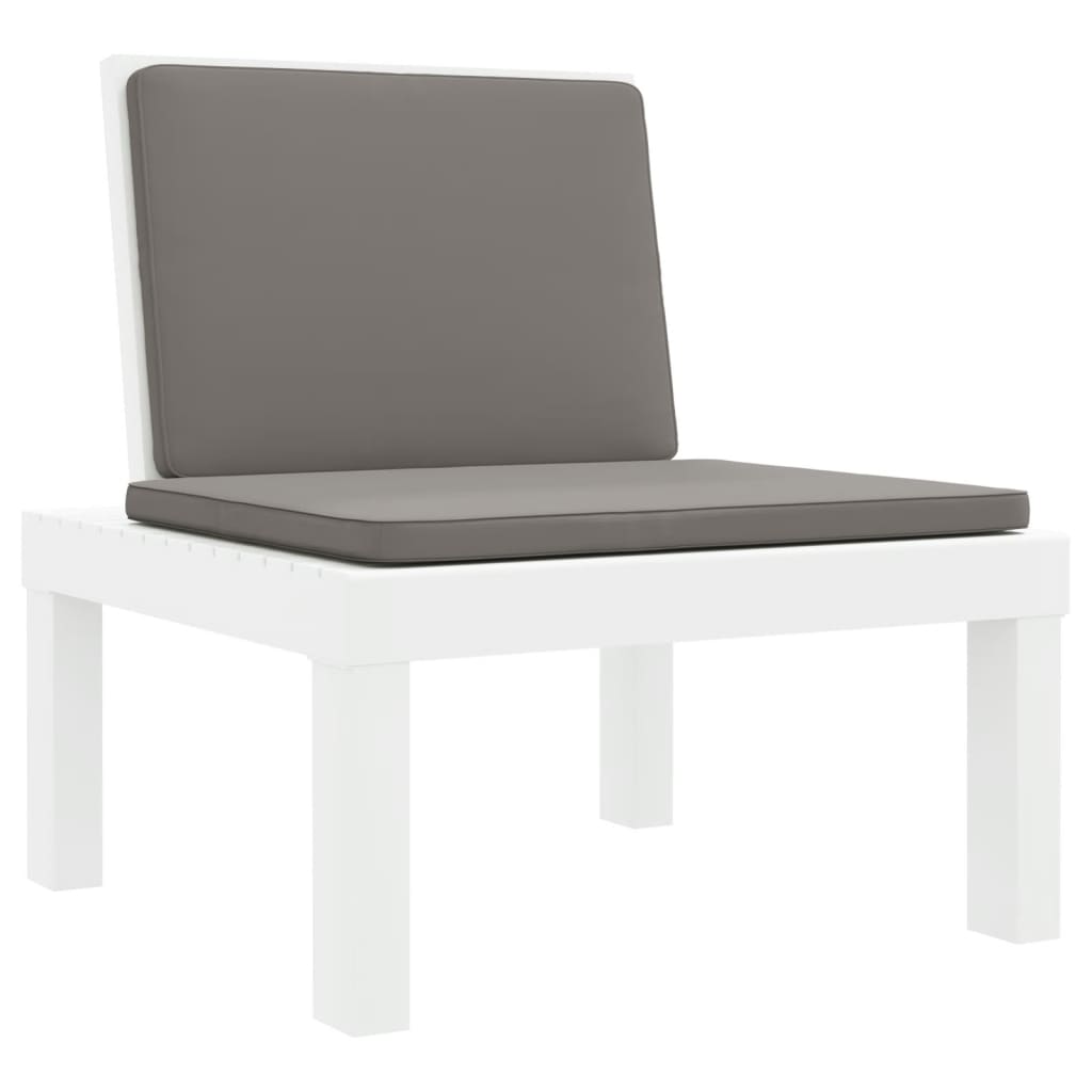 Juego De Muebles De Jardín 3 Piezas Con Cojines Pp