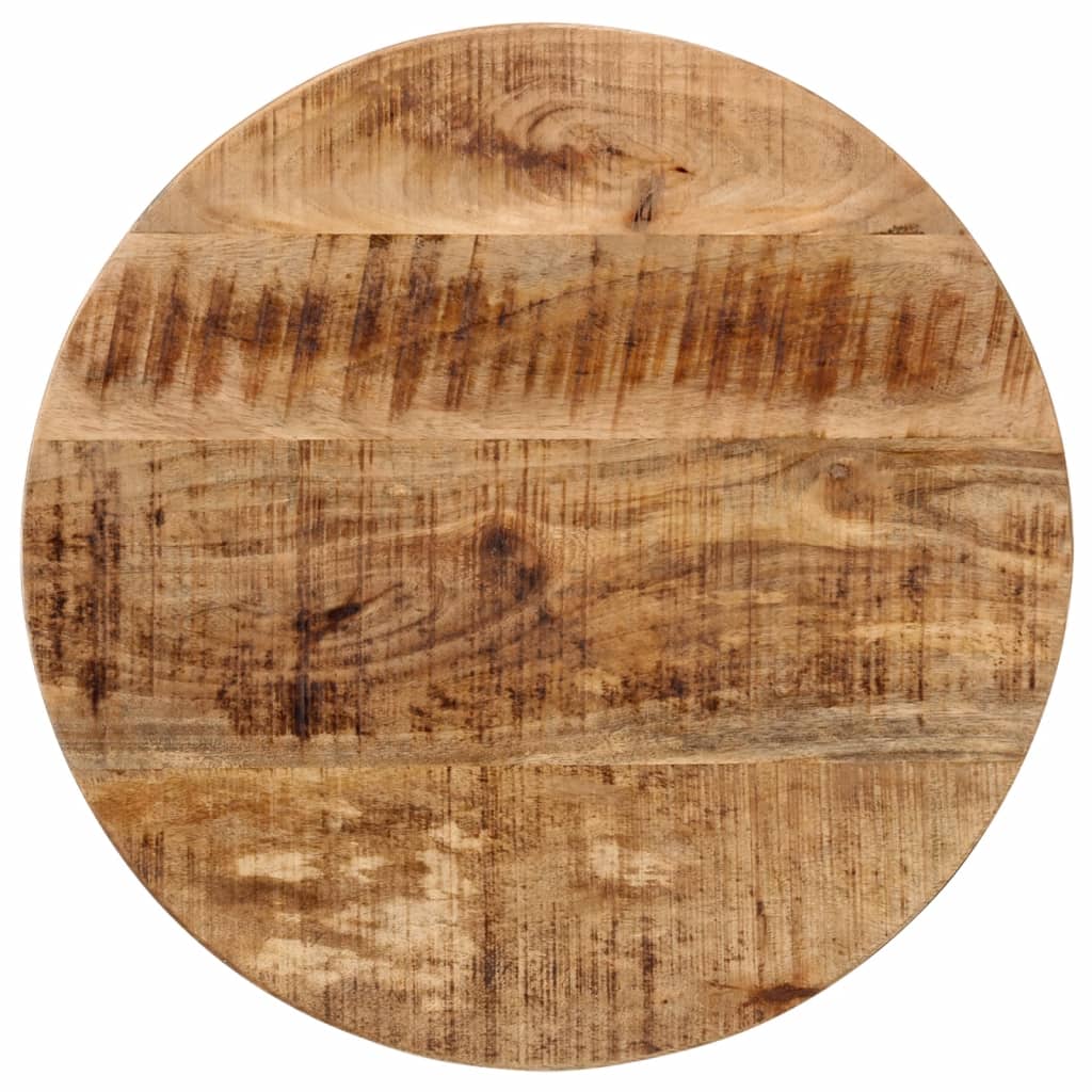 Mesa De Centro Hierro Y Madera Maciza De Mango