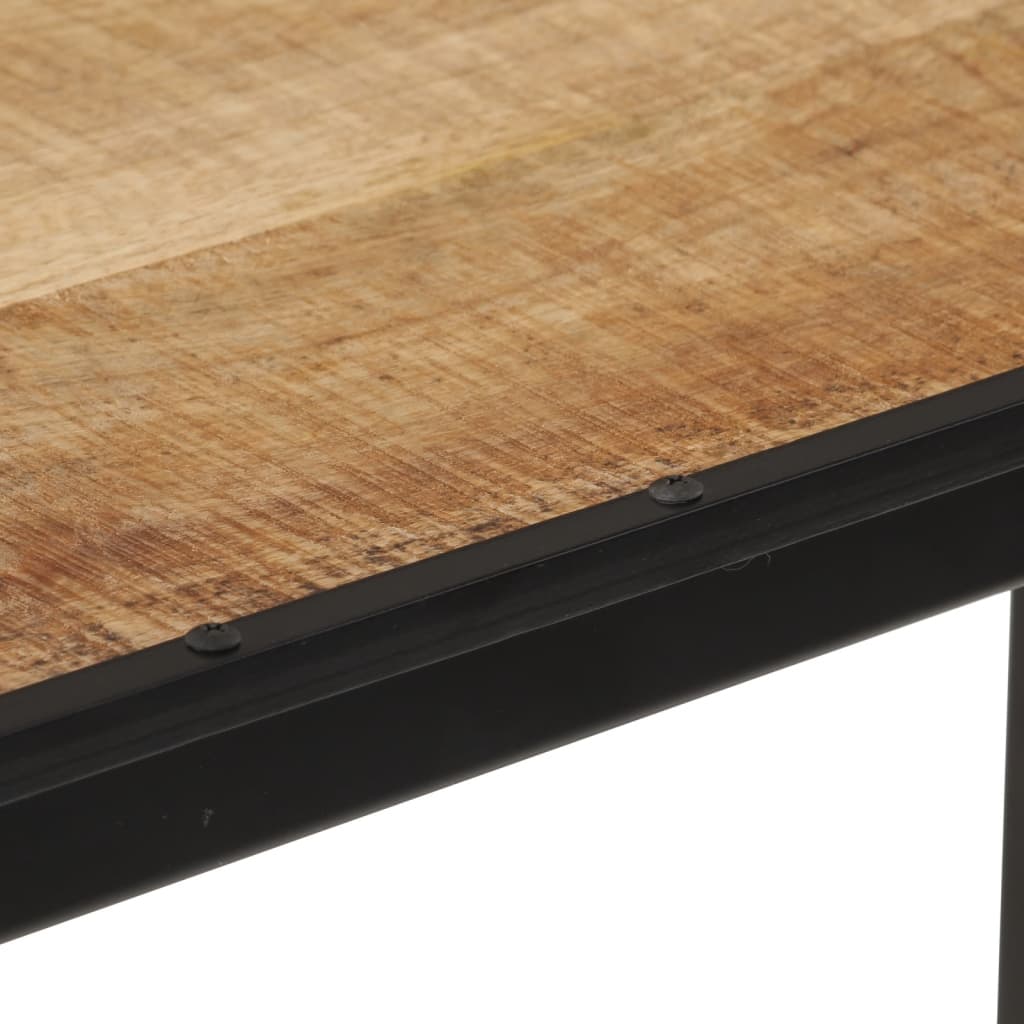 Mesa De Bar Madera Maciza De Mango Rugoso