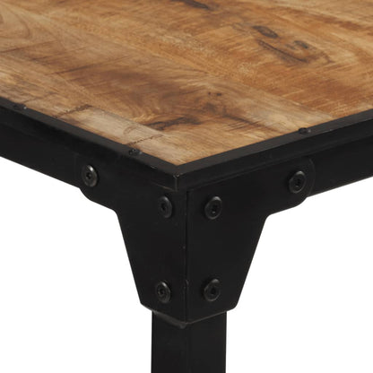 Mesa De Bar Madera Maciza De Mango Rugoso