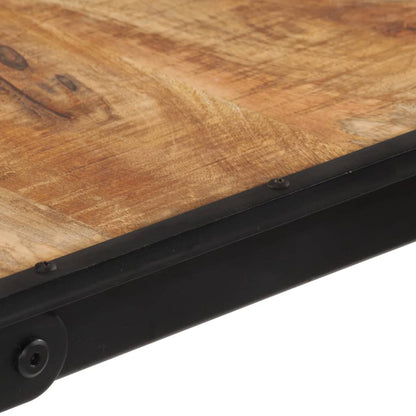Mesa De Bar Madera Maciza De Mango Rugoso