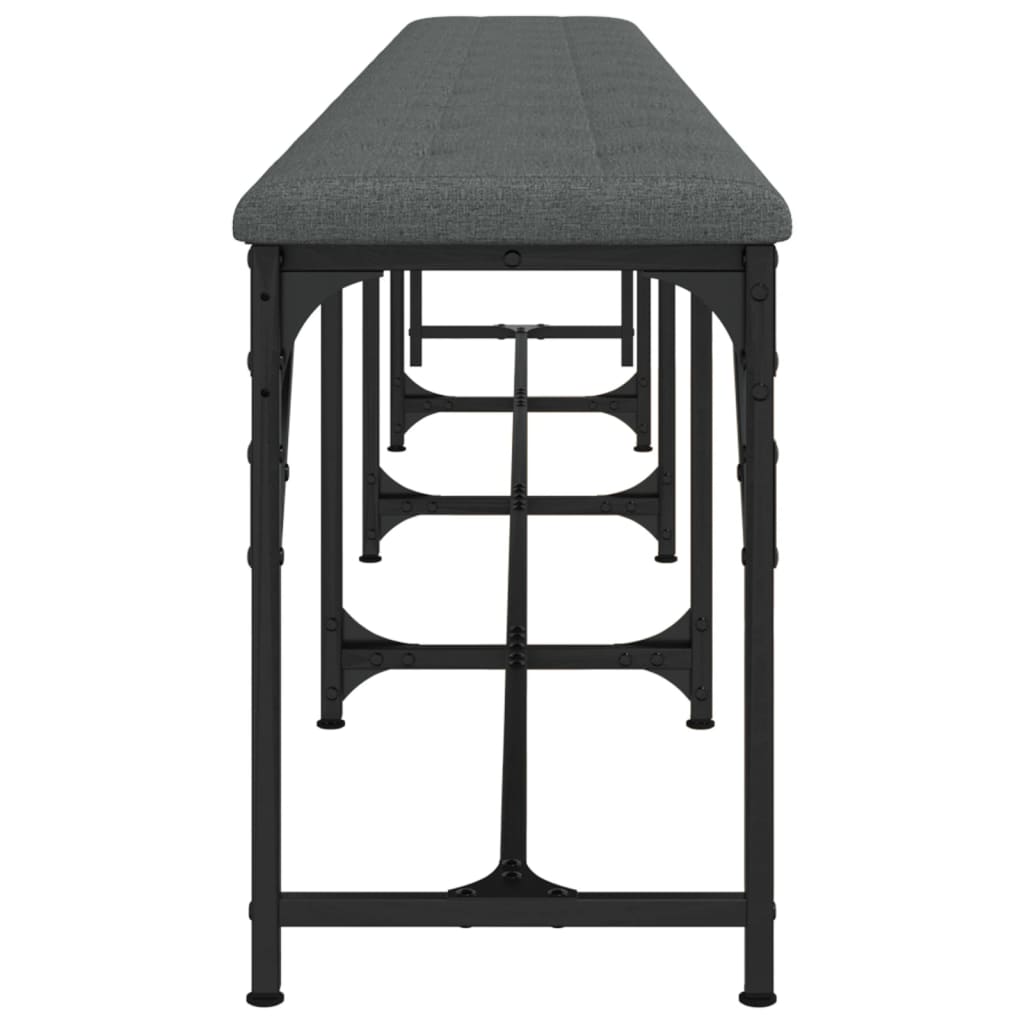 Banco De Comedor Acero Y Tela