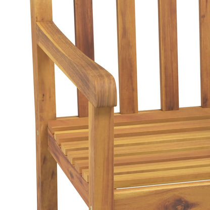 Juego De Comedor De Jardín 3 Piezas Madera Maciza De Acacia