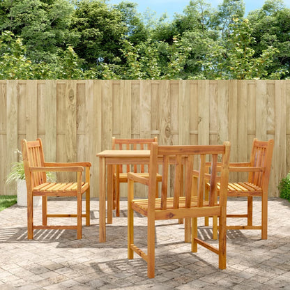 Juego De Comedor De Jardín 3 Piezas Madera Maciza De Acacia