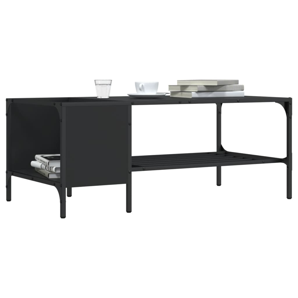 Mesa Centro Estante Madera Ingeniería 100X51X40 Cm