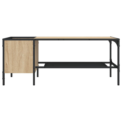 Mesa Centro Estante Madera Ingeniería 100X51X40 Cm
