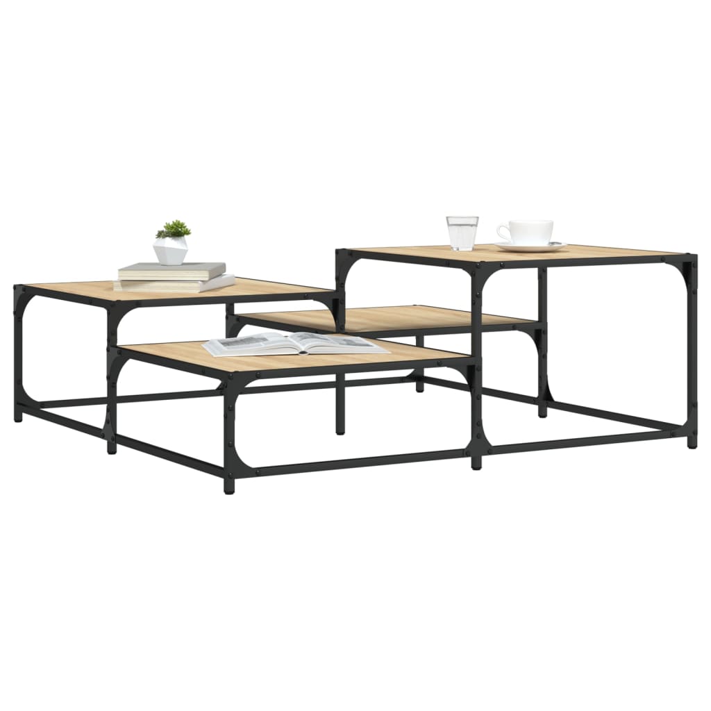 Mesa De Centro Madera De Ingeniería