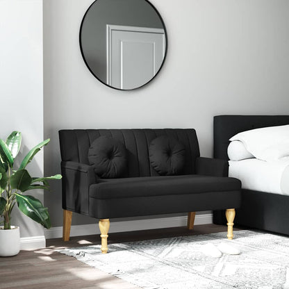 Banco Con Cojines Tela 113X64,5X75,5 Cm