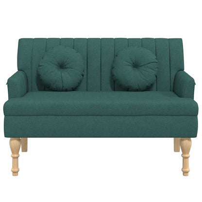 Banco Con Cojines Tela 113X64,5X75,5 Cm