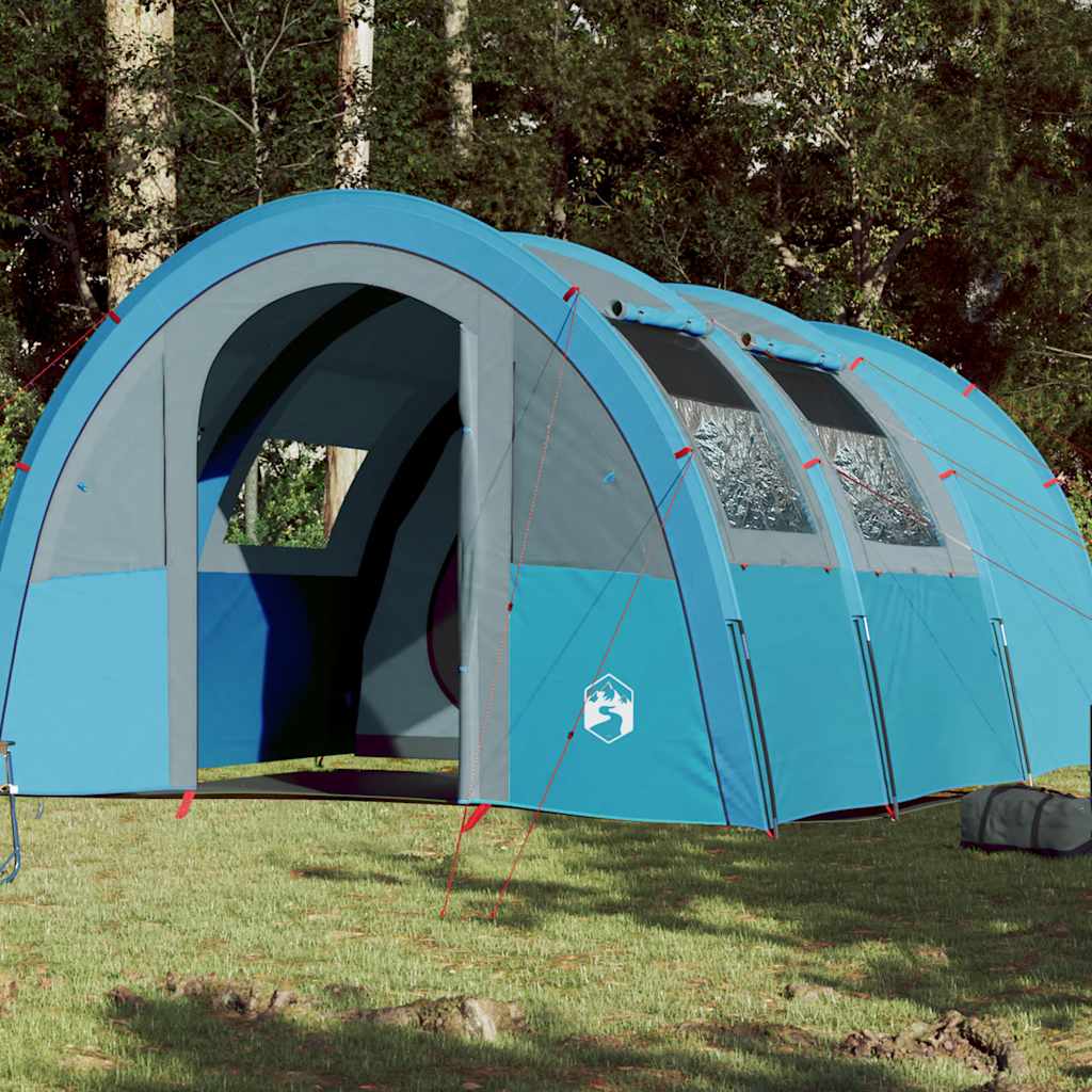 Tienda De Campaña Con Túnel 4 Personas Impermeable Naranja
