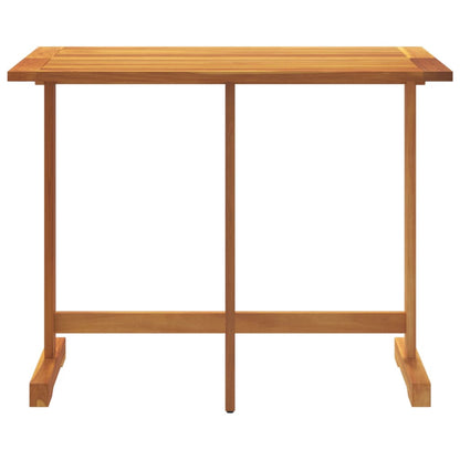 Mesa De Balcón Plegable Madera Maciza De Acacia 90X60X72 Cm