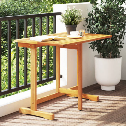 Mesa De Balcón Plegable Madera Maciza De Acacia 90X60X72 Cm