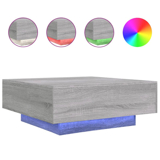 Mesa De Centro Con Luces Led