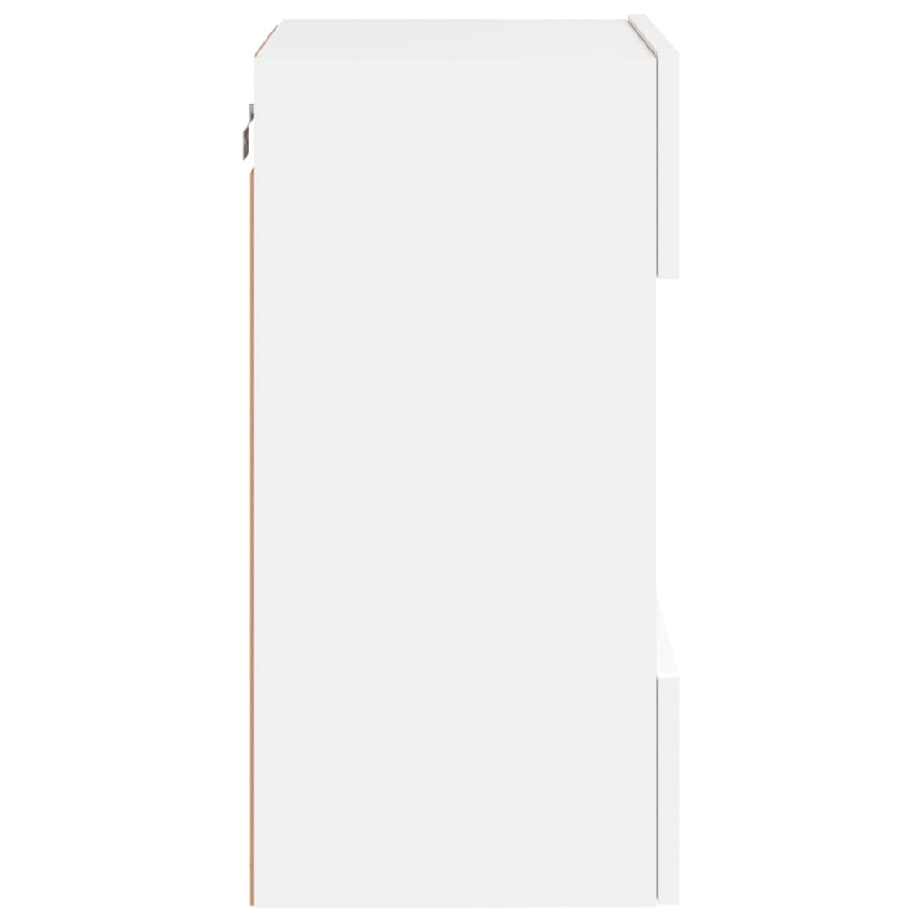 Mueble De Tv De Pared Con Luces Led 40X30X60,5 Cm