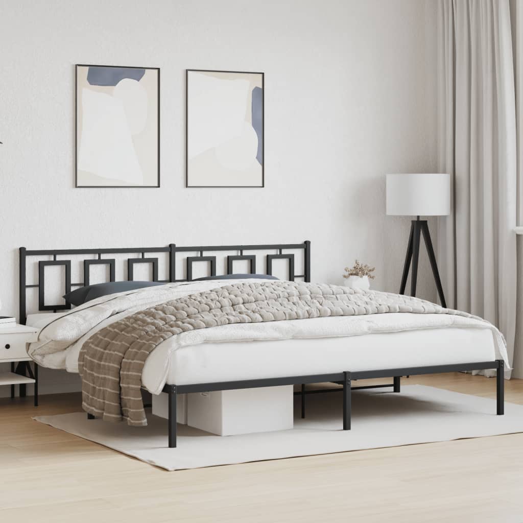 Estructura Cama Sin Colchón Con Estribo Metal