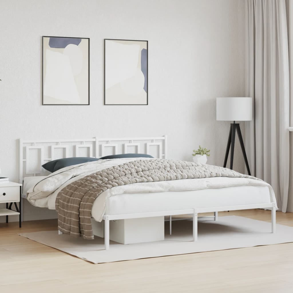 Estructura Cama Sin Colchón Con Estribo Metal