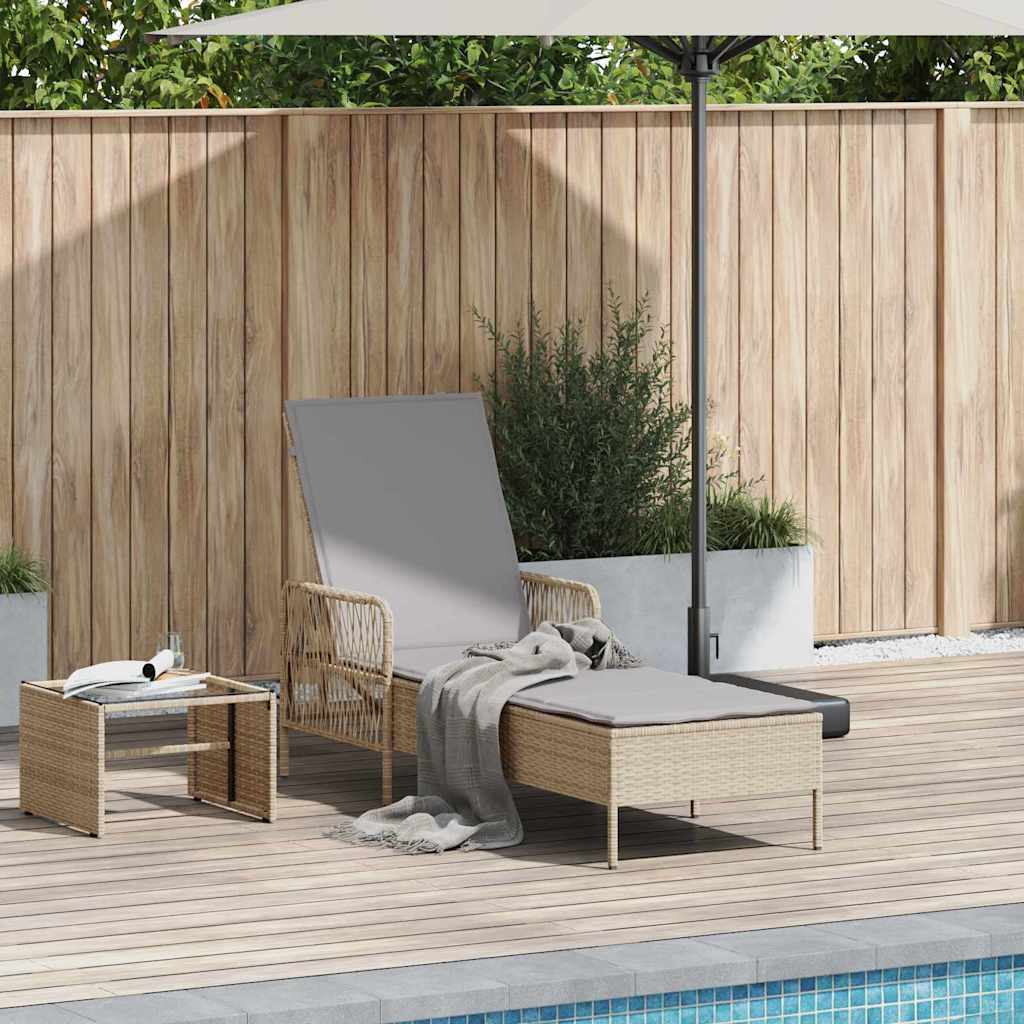 Tumbona 3 Pcs 55 X 200 X 92 Cm