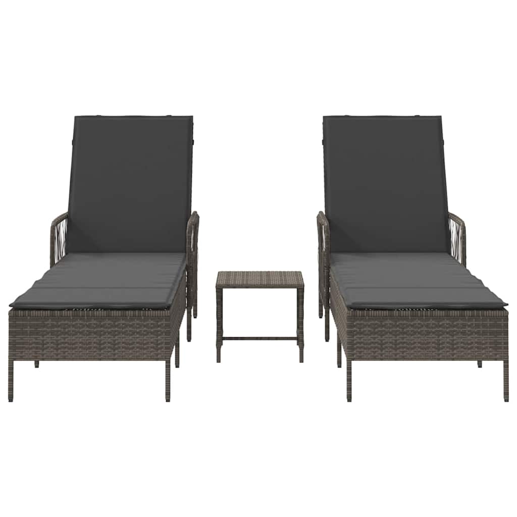 Tumbona 3 Pcs 55 X 200 X 92 Cm