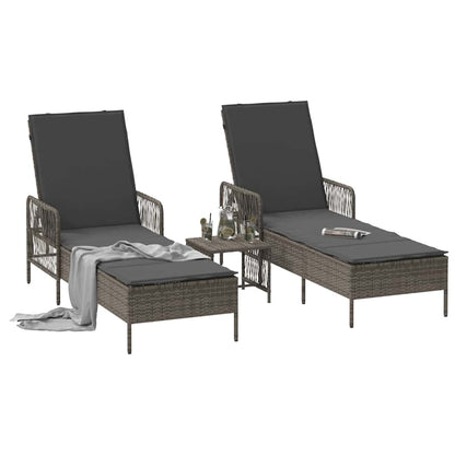 Tumbona 3 Pcs 55 X 200 X 92 Cm