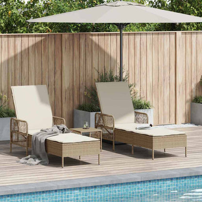 Tumbona 3 Pcs 55 X 200 X 92 Cm