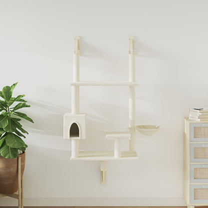 Árbol Rascador Para Gatos De Pared 153 Cm