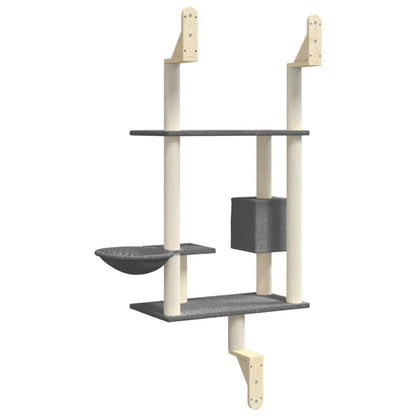 Árbol Rascador Para Gatos De Pared 153 Cm