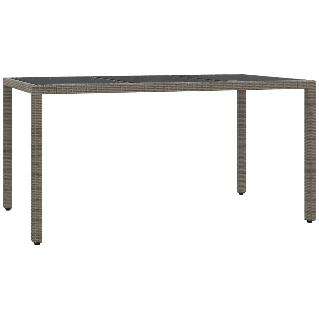 Set Comedor De Jardín 5 Piezas Con Cojines Ratán Sintético