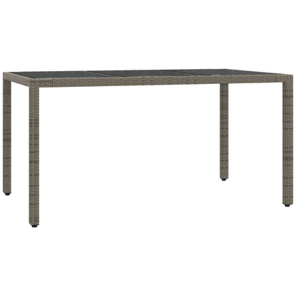 Set Comedor De Jardín 5 Piezas Con Cojines Ratán Sintético
