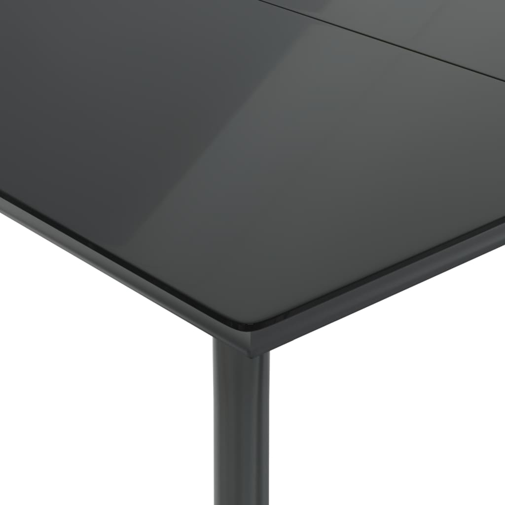 Set Comedor De Jardín 5 Piezas Con Cojines Ratán Sintético Gris
