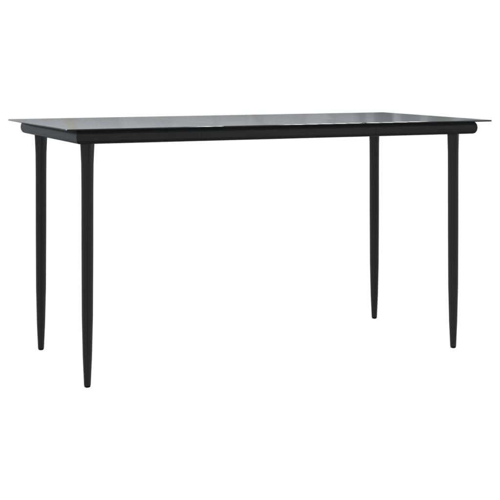 Set Comedor De Jardín 5 Piezas Y Cojines Ratán Sintético Marrón