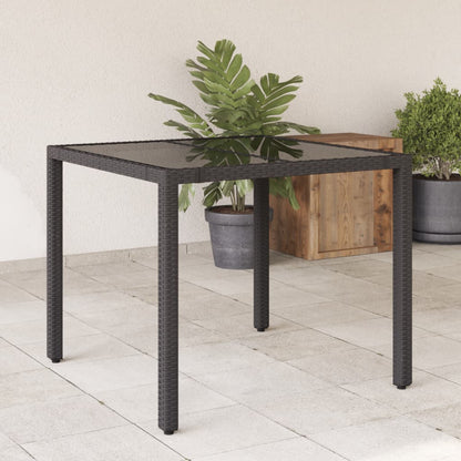Mesa De Jardín Superficie Madera Acacia Ratán