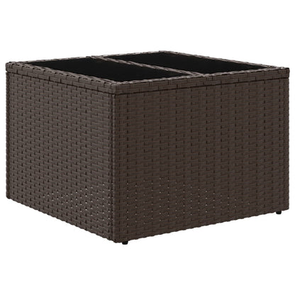 Mesa De Jardín Superficie Ratán Pe 55X55X37 Cm
