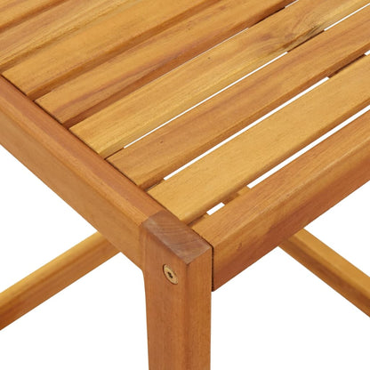 Mesa En Forma De C Madera Maciza De Acacia 42X40X50 Cm
